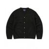 Hairy Knit Cardigan Black