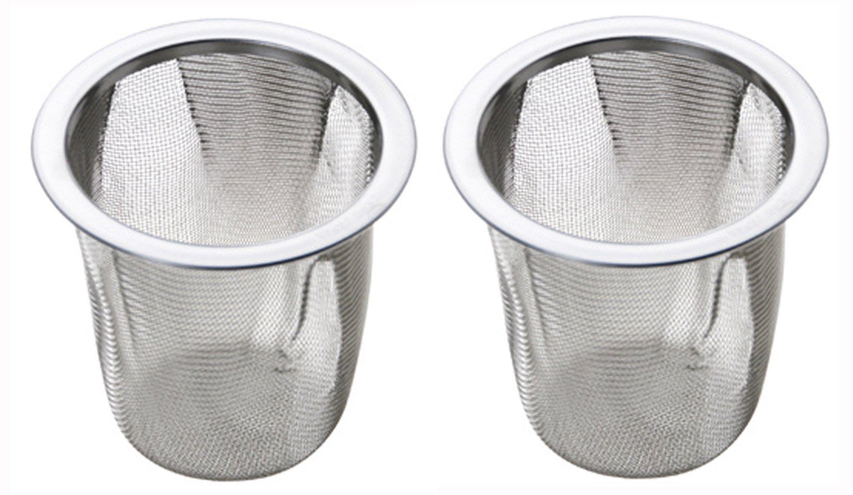 

ZEROJAPAN 18-8 Stainless Steel Regular Long Tea Strainer, Set of 2, P-RLI-2