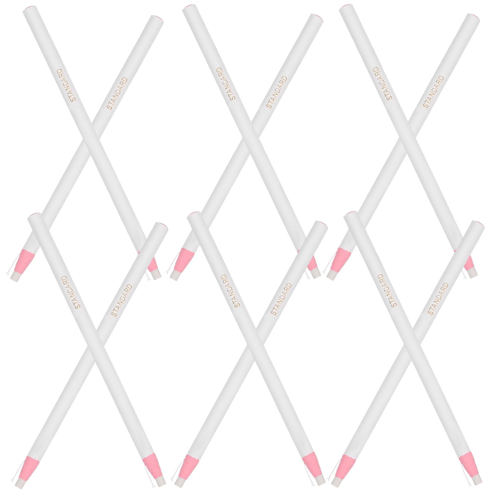 12Pcs Wax Marker Pens Portable Crayon Pencils Colored Pens Pull Crayons Pencils Drawing Marking Paper Peel-off Drawing Pencils белый