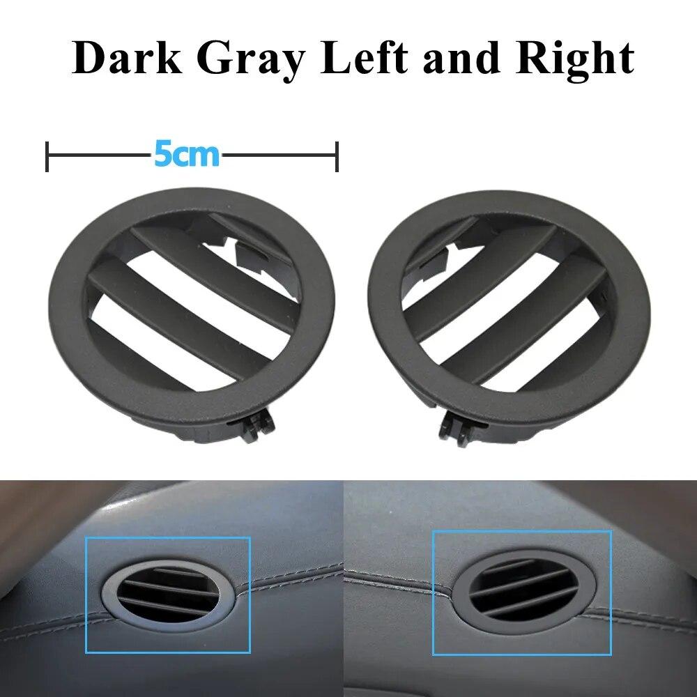 

Левая и правая приборная панель кондиционера, вентиляционная решетка переменного тока, маленькая круглая панель, крышка для Benz E Class W212 2009-2015 E200 E300 E350 E550 Dark Gray One Pair