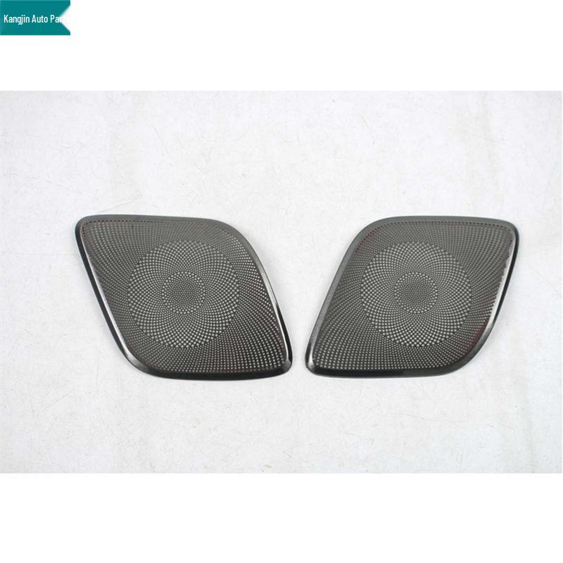 ZEEKR 001 Black Titanium Stainless Steel Front Pillar Speaker Cover Decor.
