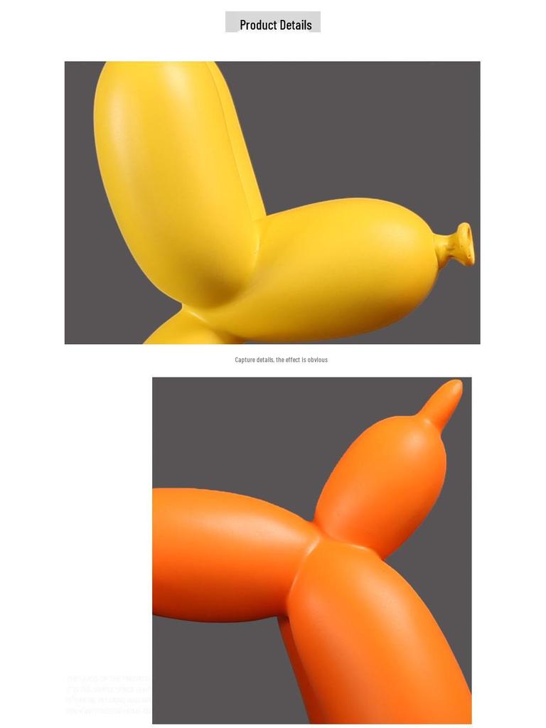 Creative Nordic Balloon Dog Ornament for Home or Office Decor