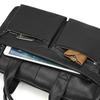Genuine Leather Men's Fashionable Briefcase, Simple Business Handbag, Cowhide Computer Bag, One Shoulder Popular Commuting Bag