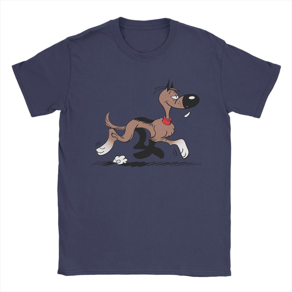 Mens Rantanplan Lucky Luke T Shirt Cartoon 100 Cotton Clothes Fashion Short Sleeve Round Neck Tee Shirt Plus Size TShirts