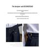 Herren Italienische Neapolitanische High-Waist Gerade Bein Lässige Stoffhose im Britischen Retro-Stil