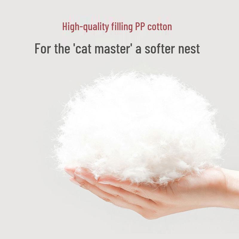 Round Plush Cat & Dog Bed – All-Season Warmth, Multi-Size Options for Small & Medium Pets