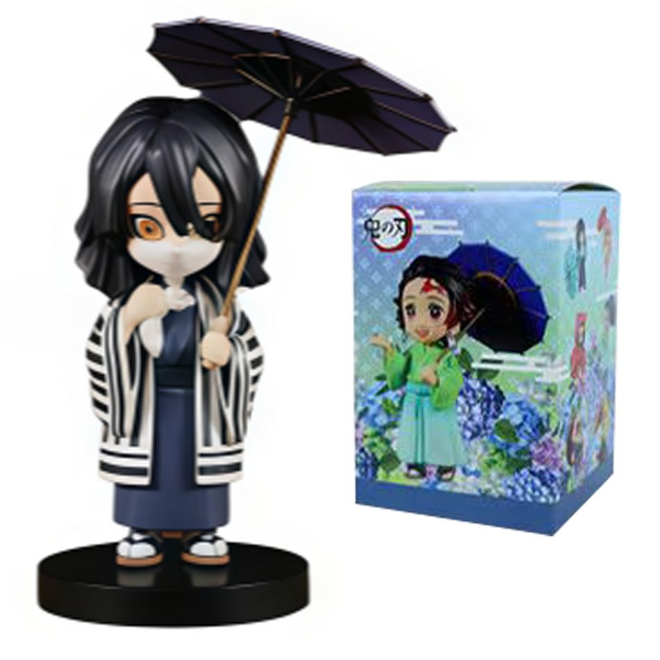 Genuine Blind Box Figure Plum Rain Series Kochou Shinobu Tomioka Giyuu Kanroji Mitsuri Mystery Box Figure Toy Gift