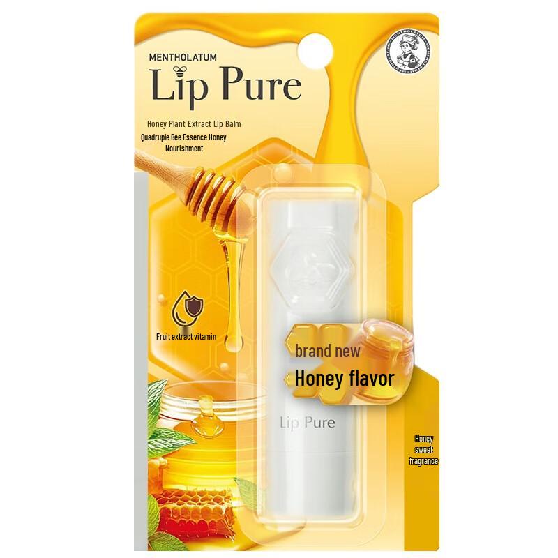 Mentholatum Honey Plant Extract Lip Balm