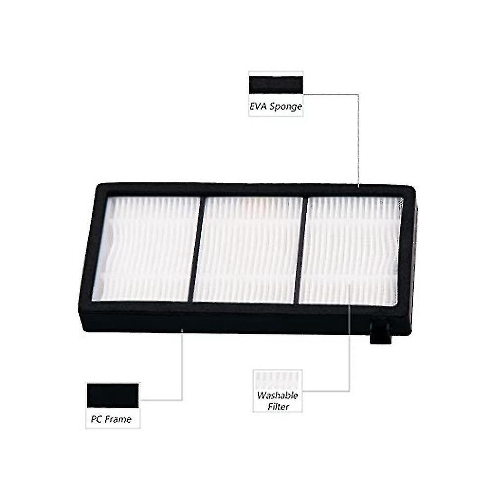 10pcs Filter,for Roomba Robotic 800&900 Series,with A Cleaning Brush