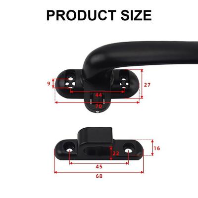 Professional Aluminum Alloy 50 Push Window Handle Sliding Door Flat Open Door Window Knob Thickened Hardware 7 Type Handle