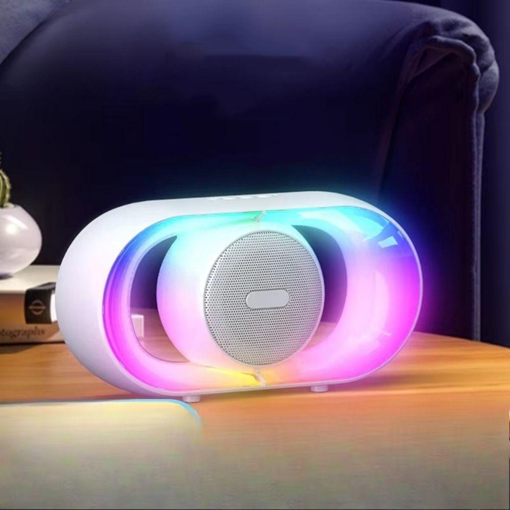 With RGB Lighting Wireless Sound Box Magnetic Portable Subwoofer  Travel Outdoor