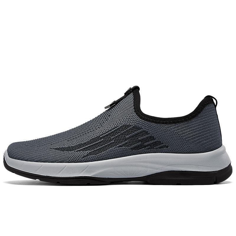 Men's shoes one-pedal mesh shoes summer new breathable soft-soled casual shoes light walking shoes