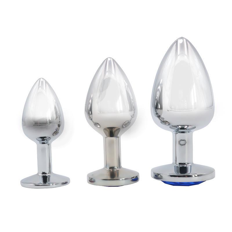Stainless Steel Metal Butt Plug Couple Passion Sex Toys G-Spot Anus Out Anal Stimulation Anal Expansion
