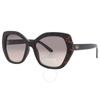 Okulary przeciwsłoneczne damskie Guess Factory Brown Gradient Butterfly Gf0390 52f 55