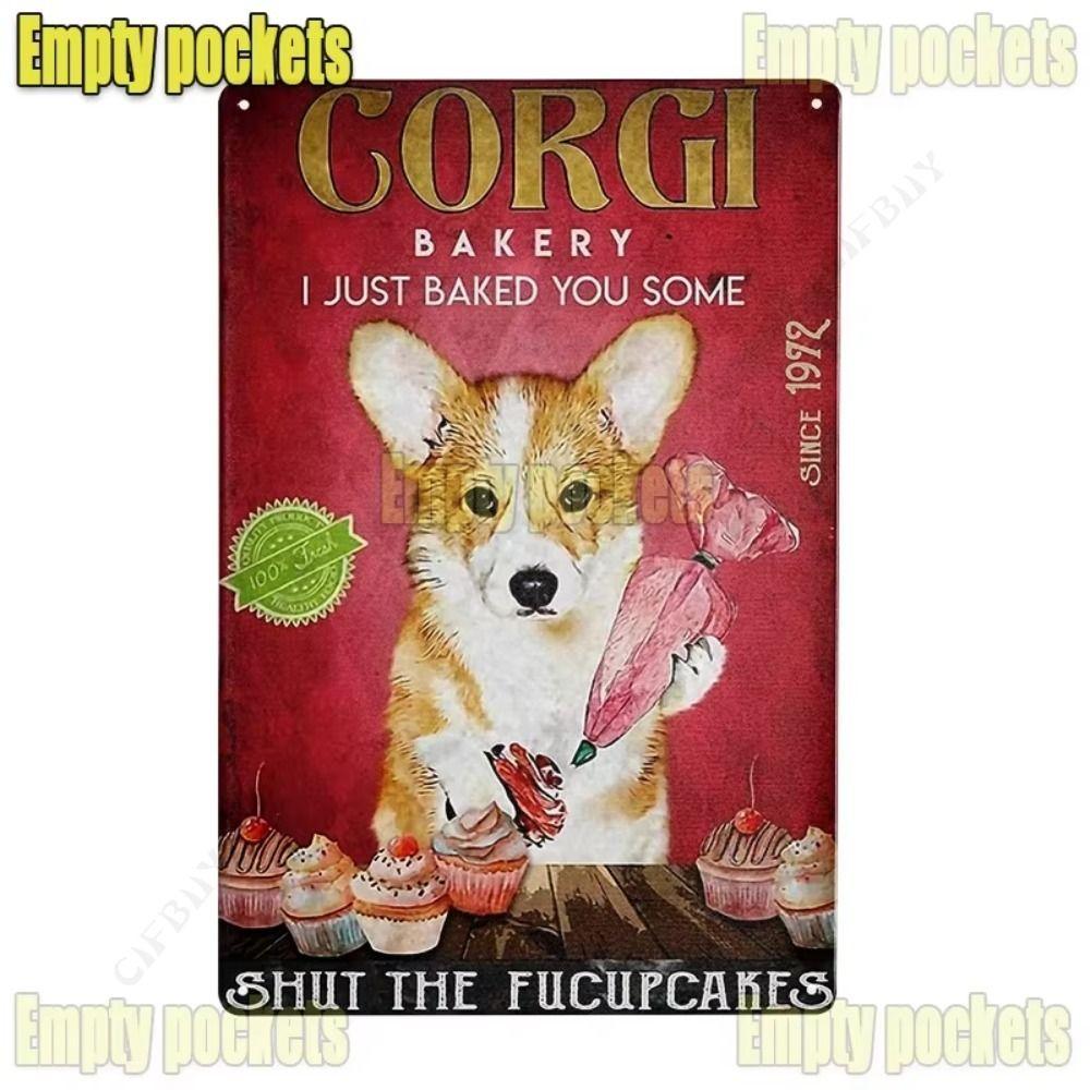 Metal Wall Art Dog Poster