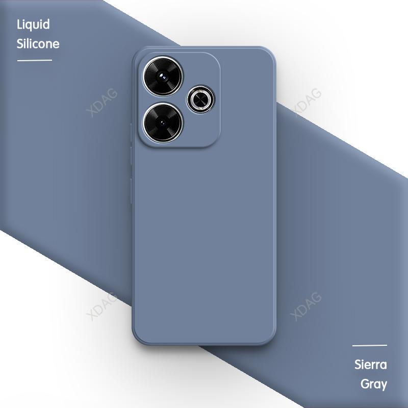 Candy Color Back Cover for Xiaomi Poco M6 Pro Plus M6Pro M6Plus 5G Soft Original High Quality Classic Liquid Silicone Phone Case