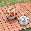 Outdoor Camping 304 Edelstahl Tragbare Faltbare Schnee Schüssel 3-stück Set