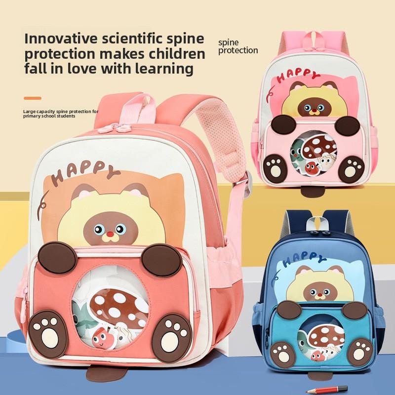 Childrens Cartoon Anime Backpack With Breathable Nylon For Preschool Kids
