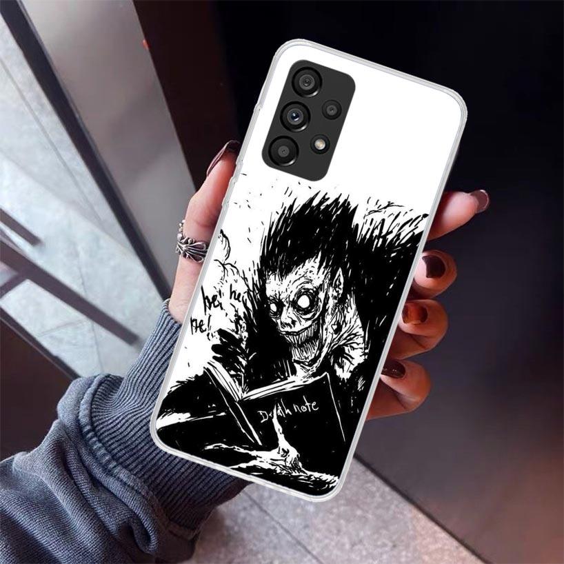 N-Note D-Death Anime Ryuk Phone Case For Samsung Galaxy A17 A57 A37 A16 A26 A36 A56 A15 A25 A35 A55 A14 A13 A54 A53 A34 A24 A33
