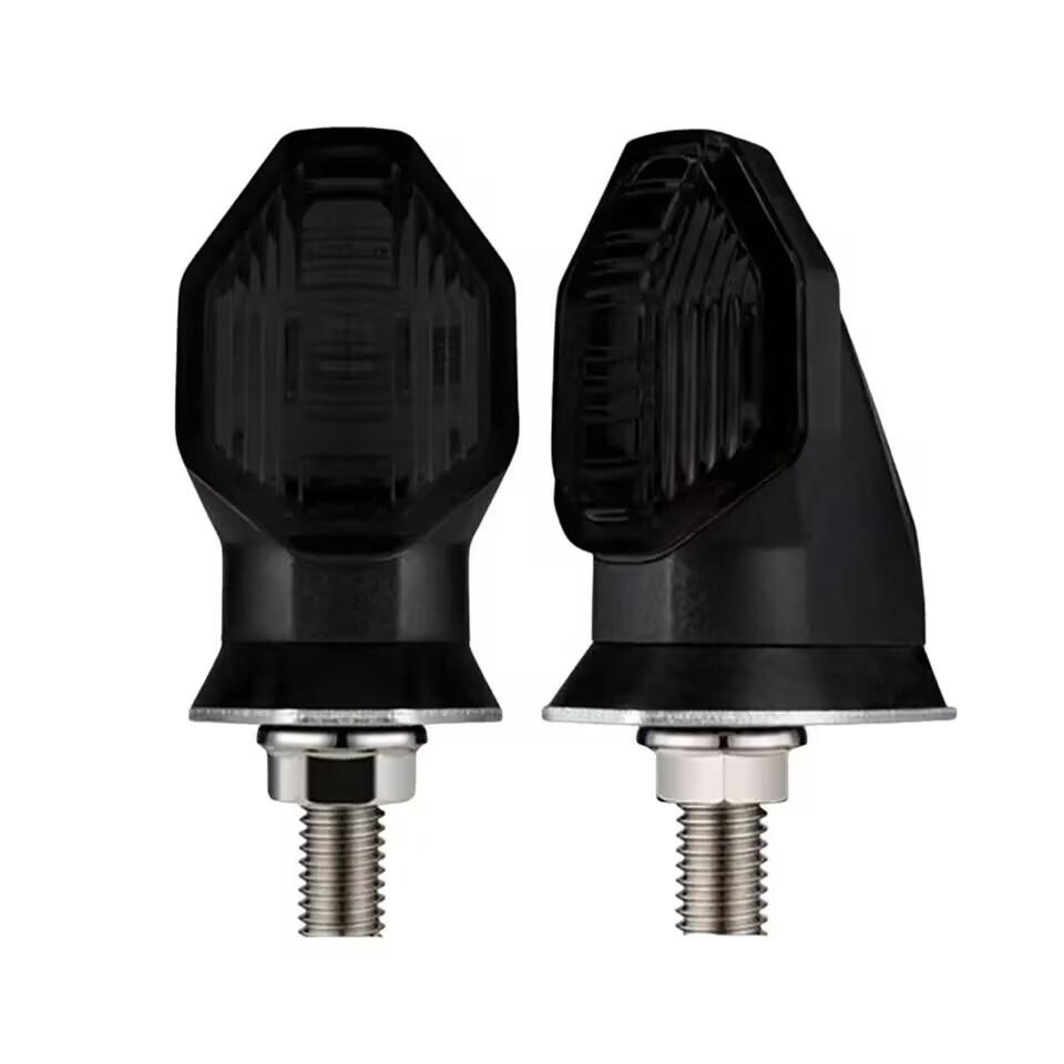 8mm 12V Universal Mini Motorcyle Led Turn Signal Indicator Lights Flashing Amber Light For Yamaha Honda  Arrow Turn Signal Lamp