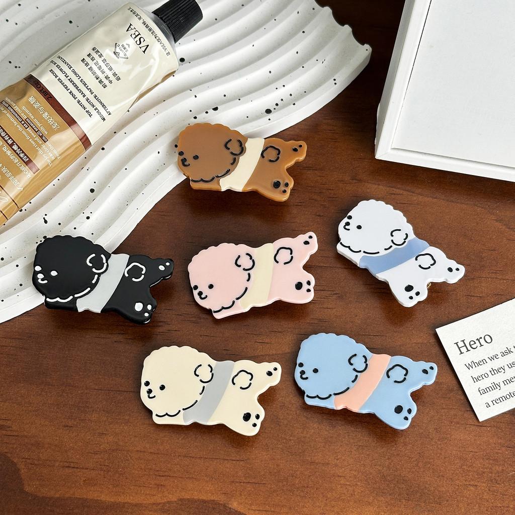 Charming Cute Doodle Dog Hair Clip For Effortless Chic Style In Various Colors