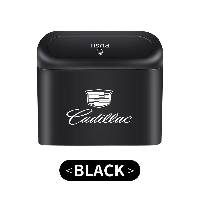 

Car ABS Square Pressing Trash Bin for Cadillac CT5 STS XLR CT4 GT4 SLS SLR XT6 Escalade XT4 XT5 SRX XTS ELR BLS Accessories чорний