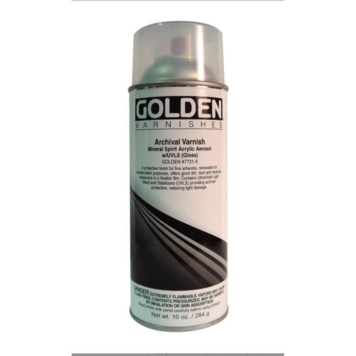 Conservation Varnish Spray Gloss 400 Ml - Golden Colorless