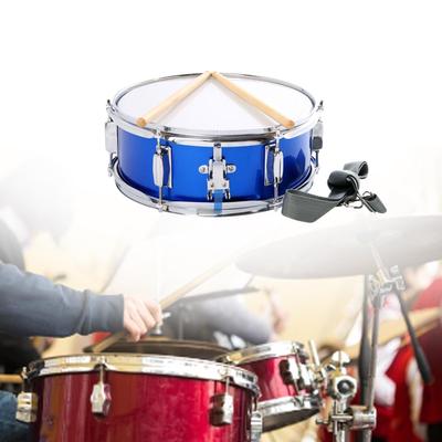 13" Snare Drum Musical Instrument Blue with Adjustable Strap Percussion Music for