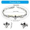 Fashion Elven King Crowns with Stylish Diamonds Adjustables Size Elegant Designs for Parties and Weddings Decoration