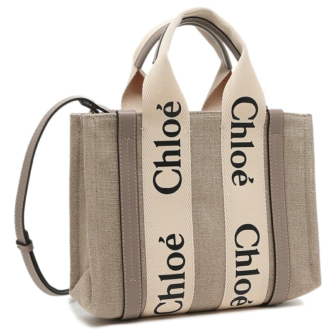 

Сумка Tote Bag Shoulder Bag Woody Small 2WAY Mini Bag Beige Grey CHC22AS397I26 00O [Chloe] Women [Item]
