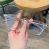 Internet Celebrity Without Makeup, Black Frame, Slimming Japanese Handsome Acetate Frame, Can Be Equipped with Myopia Anti-blue Light
