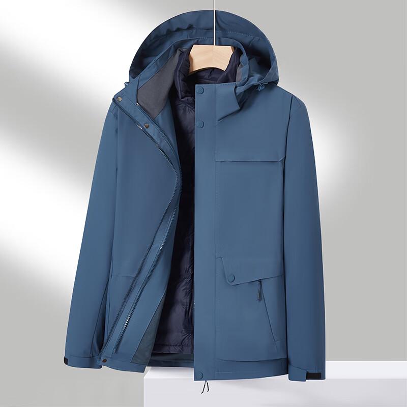 Fengxun Unisex 3-in-1 Down-Lined Outdoor Jacket FXHR7018-1