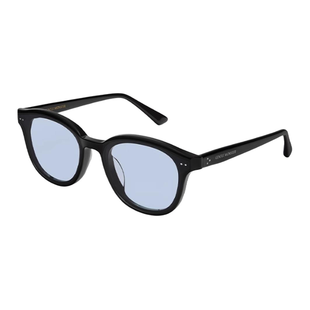 Gentle Monster Letter Logo Irregular Frame Sunglasses Unisex sunglasses Black JADE-01(B) Basic Packaging-Eyeglass Case+Box,52,Black