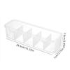 1 Stück 5 Fächer Multifunktionale Aufbewahrungsbox für Haaraccessoires Schmuck Organizer Transparentes Fach Desktop Aufbewahrungsbox für Zuhause