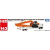 Takara Tomy Tomica Long Type No.143 Hitachi Hydraulic Excavator ZX210-7 SLF Toy Miniature Vehicle for Ages 3 and Up
