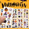 10 Blatt Halloween Kürbis Geist Tattoo Aufkleber Für Arm Körper Temporäre Wasserdichte Tattoo Aufkleber Kinder Festival Partyzubehör