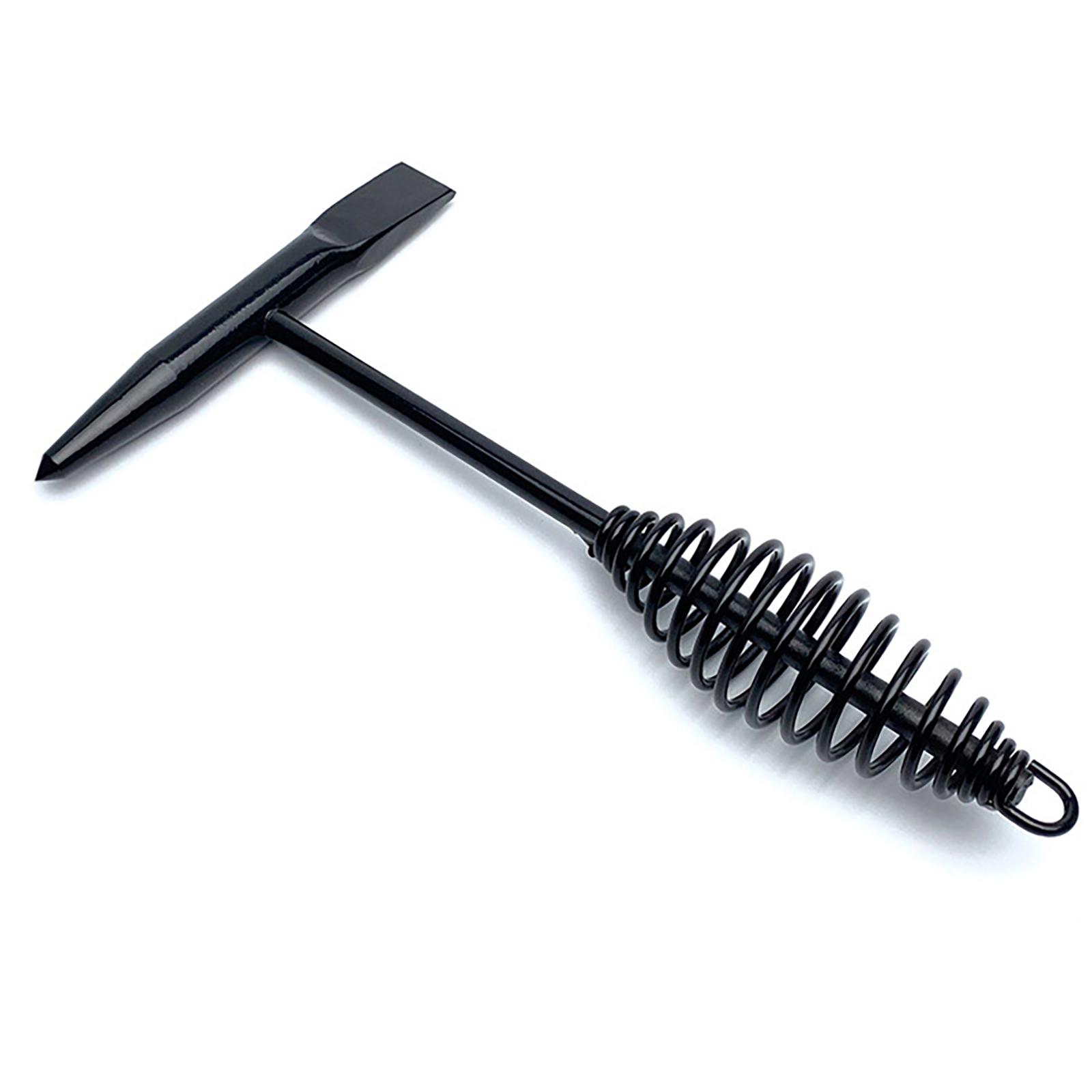 

Молоток для удаления сварочного шлака из высокоуглеродистой стали с пружинной рукояткой, поглощающей удары, для удаления мусора, бытового применения, ремонта 250