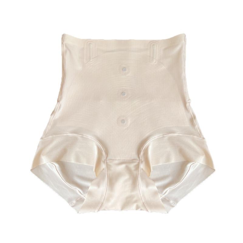 

Женские летние трусики с высокой талией, утягивающие и поддерживающие ягодицы XXXL телесный