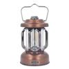 Retro Camping Lantern Vintage Camping Lamp Type C Rechargeable 3 Modes Dimmable with Hook Waterproof LED Tent Lamp for