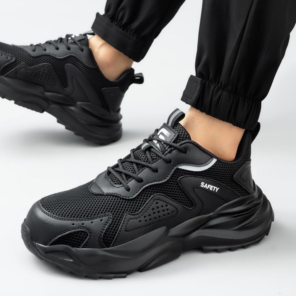 Breathable labor insurance shoes men's models with steel plates, anti-smashing and anti-piercing, not tired after standing for a long time,