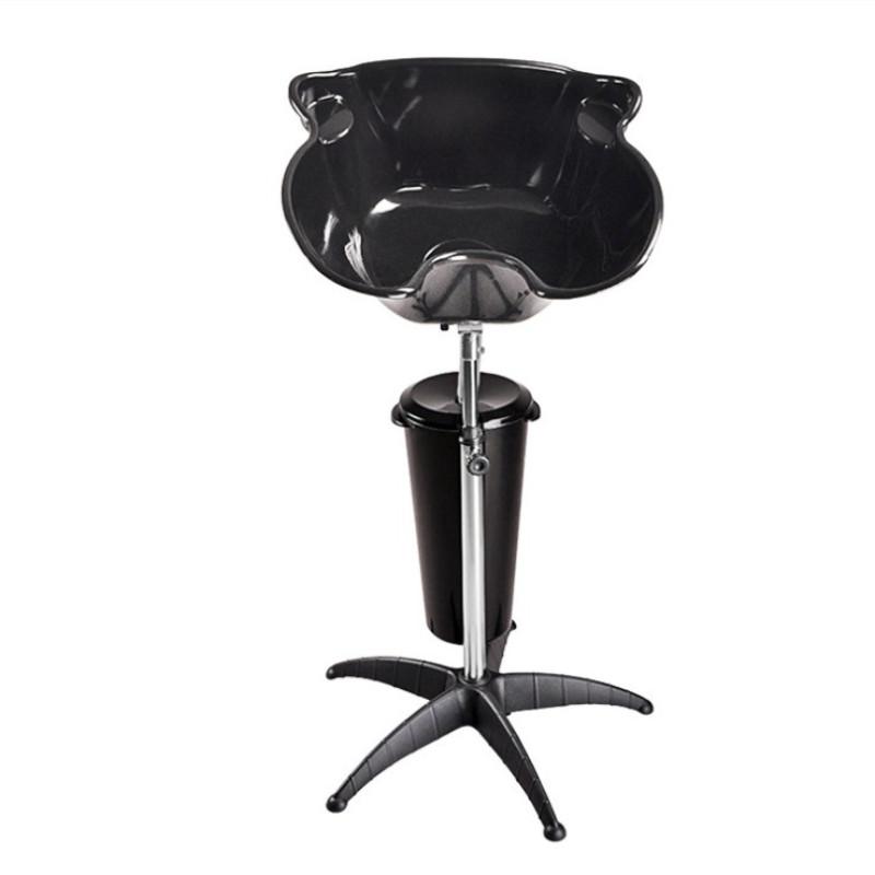 Lavatesta per Parrucchiere Lavatesta Seduto Portatile Verticale Mobile per Lavaggio Capelli