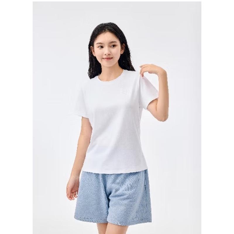 Anta Women s Casual Solid Short Sleeve T-shirt 2XL