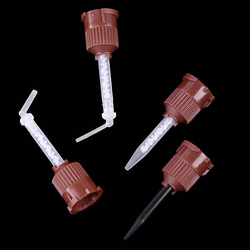 50 Pcs Dental Materials Impression Mixing Tips Silicone Rubber Mix Head