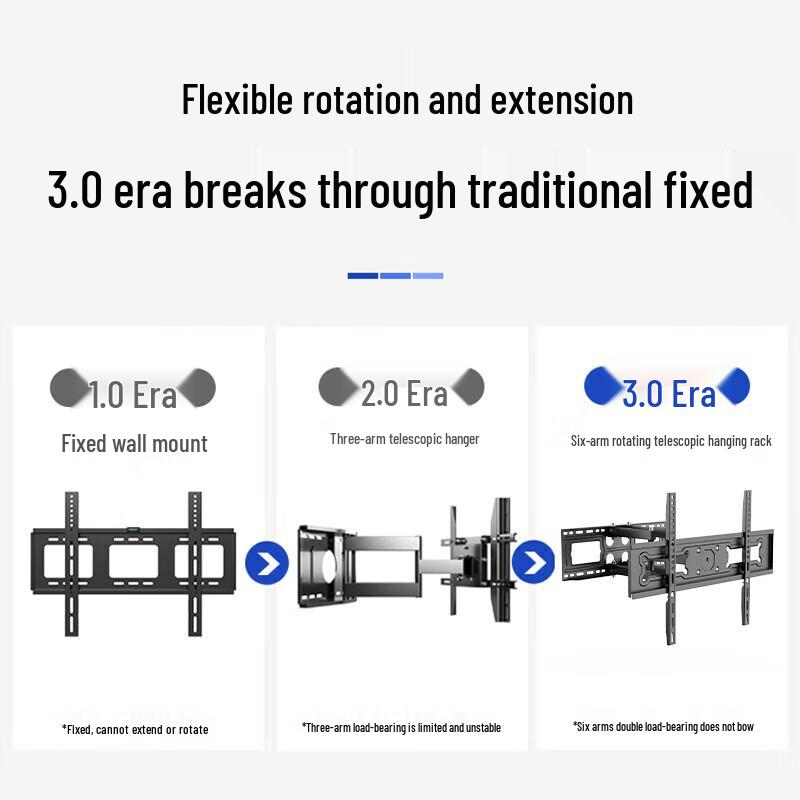NORTH BAYOU Vollausziehbare TV-Wandhalterung