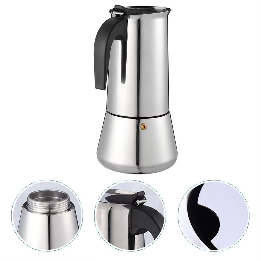 Stainless Steel Coffee Maker Percolator Filter Coffee Pot Coffee Brewer Mocha Pot  Espresso
