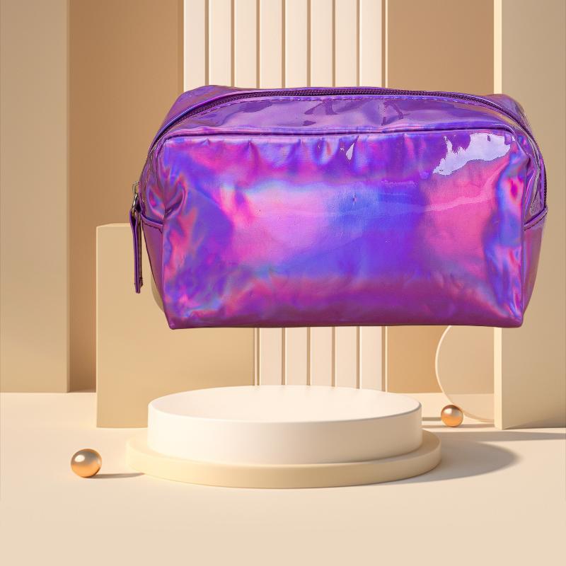 Capacity Large Waterproof Pu Makeup Bag Portable Travel Colorful Pouch Wash