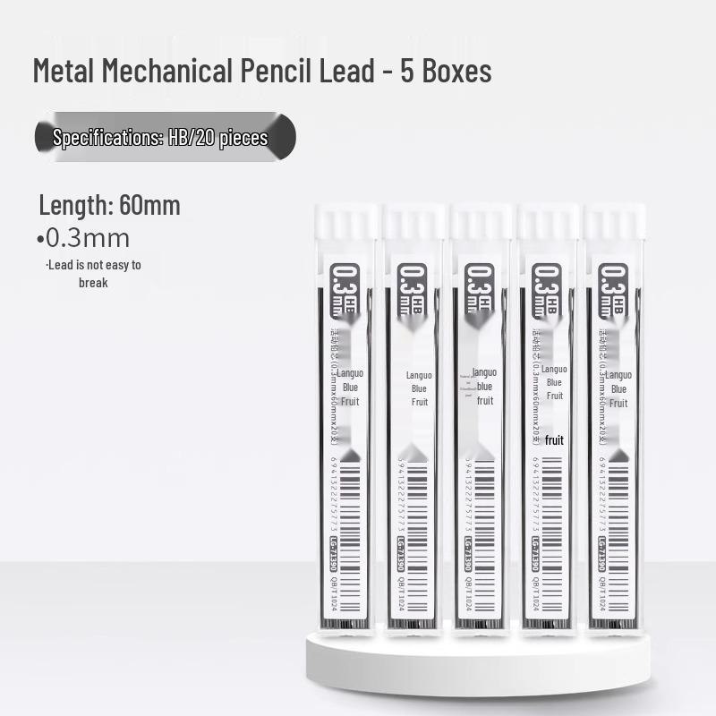Blue Fruit Automatic Pencil Set: Candy Macaron Creative Stationery for Drafting and Drawing