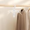 Rutschfeste Kleiderbügel Kleiderbügel Zum Trocknen mit 2 Haken Hoodie Hochwertiges PP-Material Nahtloser Kleiderbügel Multifunktional