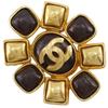 COCO Mark Brooch Vintage Plated Gold 38g Women Used