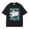 Anime Summer Lights After Death Indo Hikaru Tsujinaka Yoshiki Graphic Print Men's Couple Casual Loose‑Fit Short‑Sleeve T-shirt